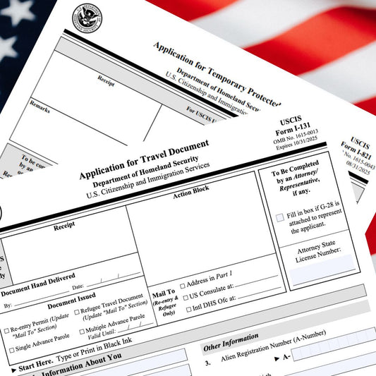 Preparación trámite de Status de Protección Temporal (TPS) y Permiso de Viaje
